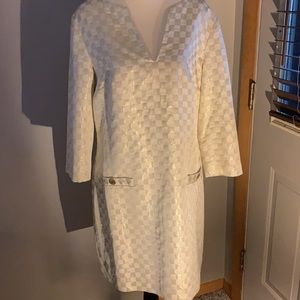 Lilly Pulitzer gold shift dress